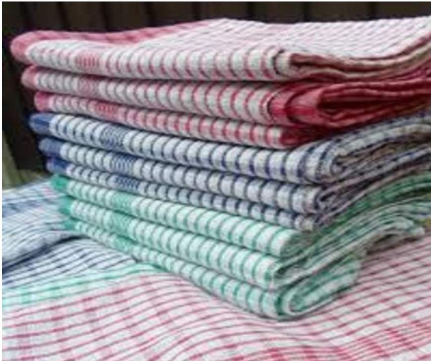 100% Cotton Check tea towels