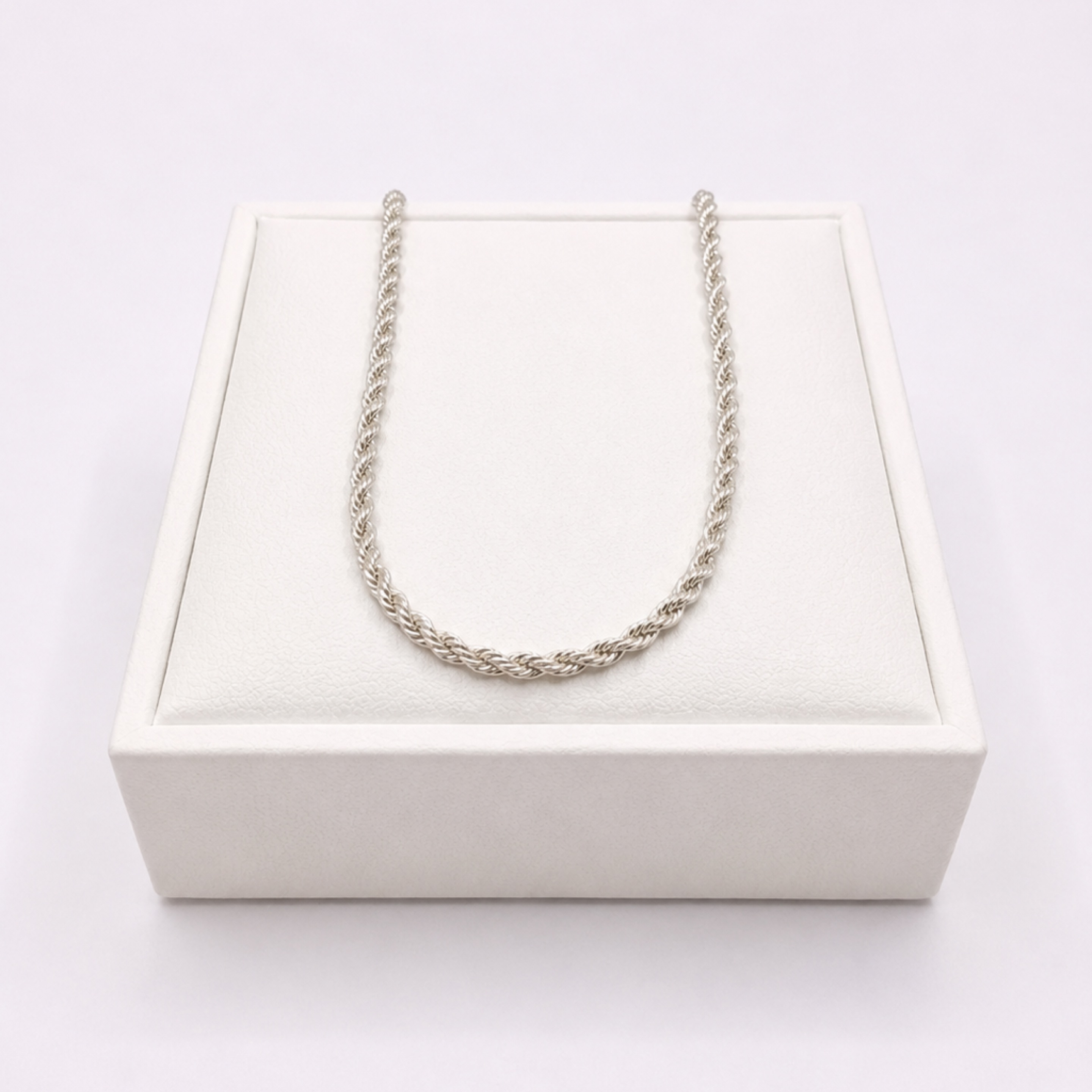 Silver Rope Anklet