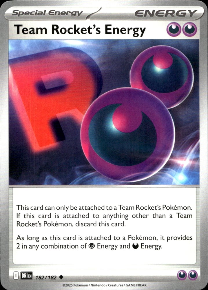 Team Rocket's Energy - SV10 182/182