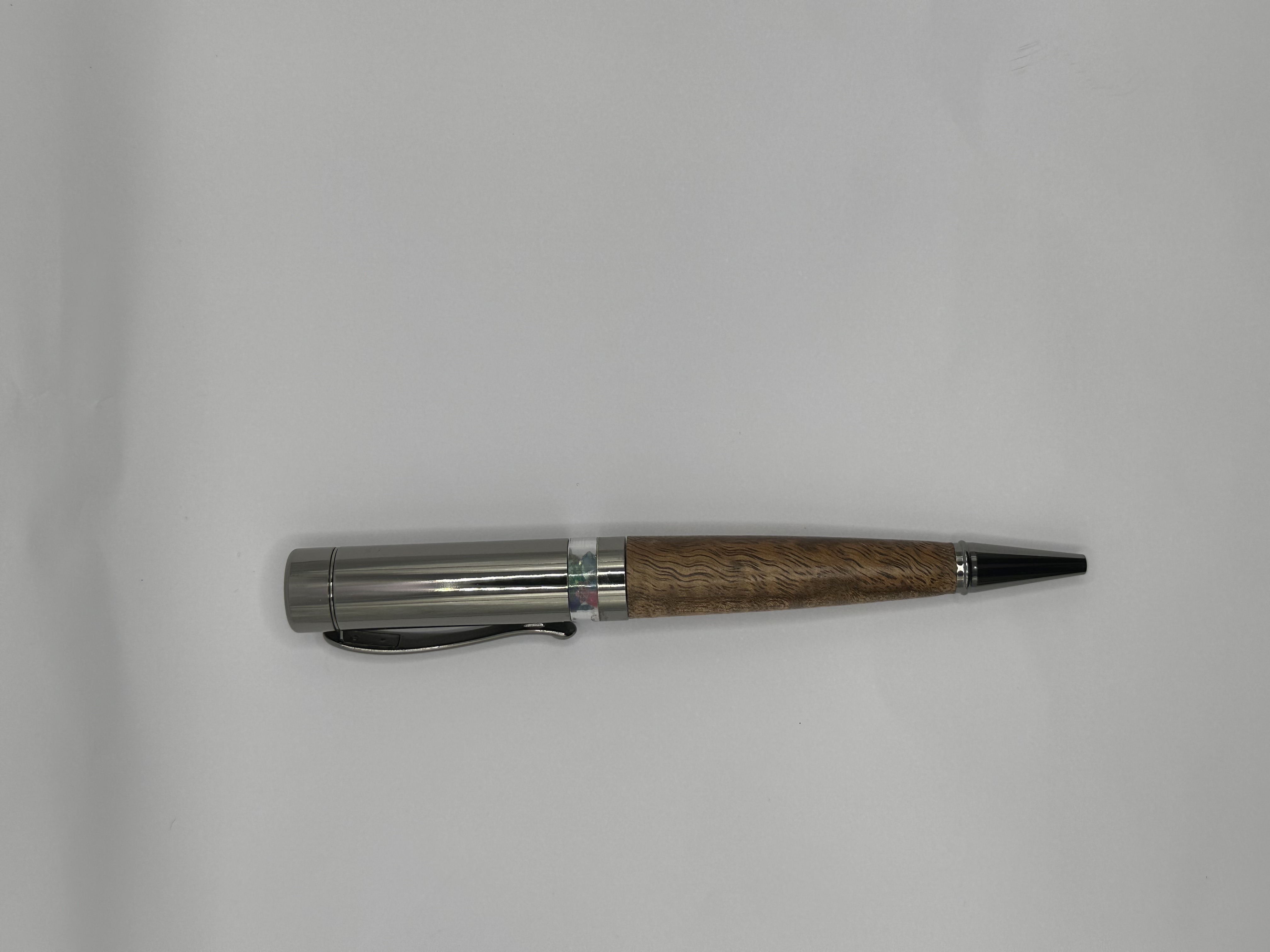 Curly Koa kaleidoscope pen