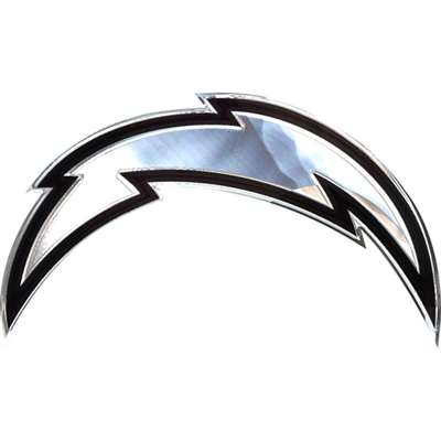 Los Angeles Chargers Silver Auto Emblem