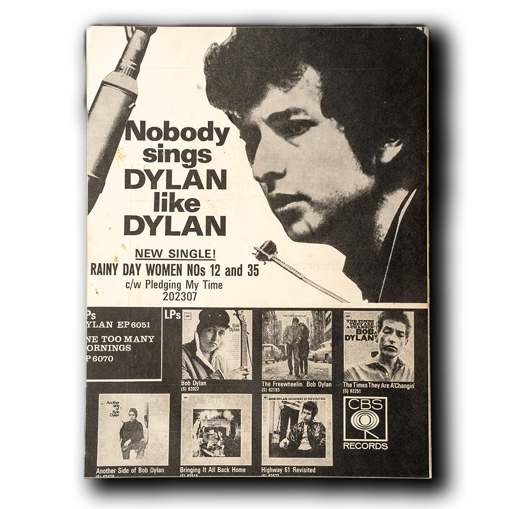 Dylan, Bob -- 1966 UK Tour [Program]