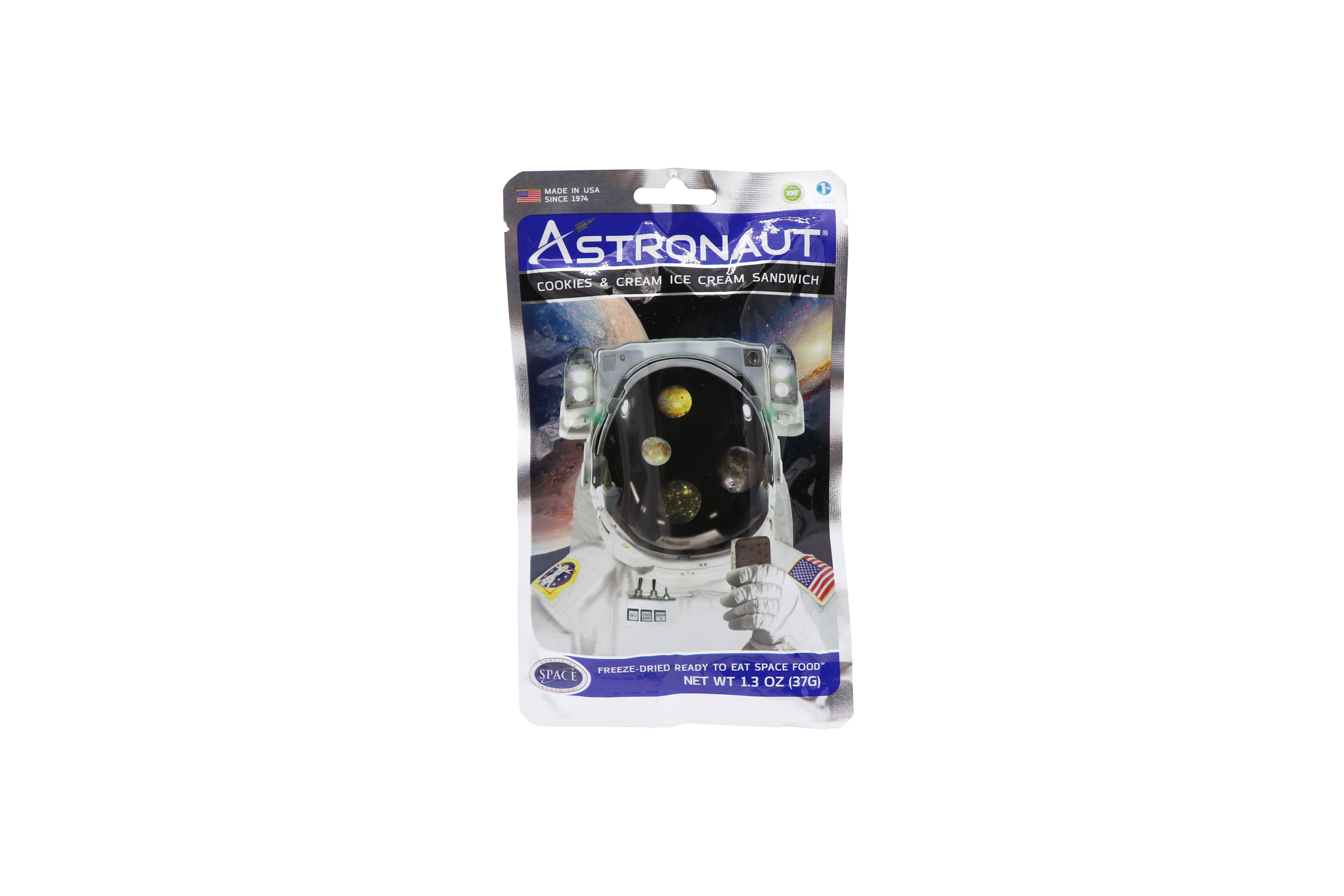 Astronaut Cookies & Cream Ice Cream Sandwich, Freeze Dried