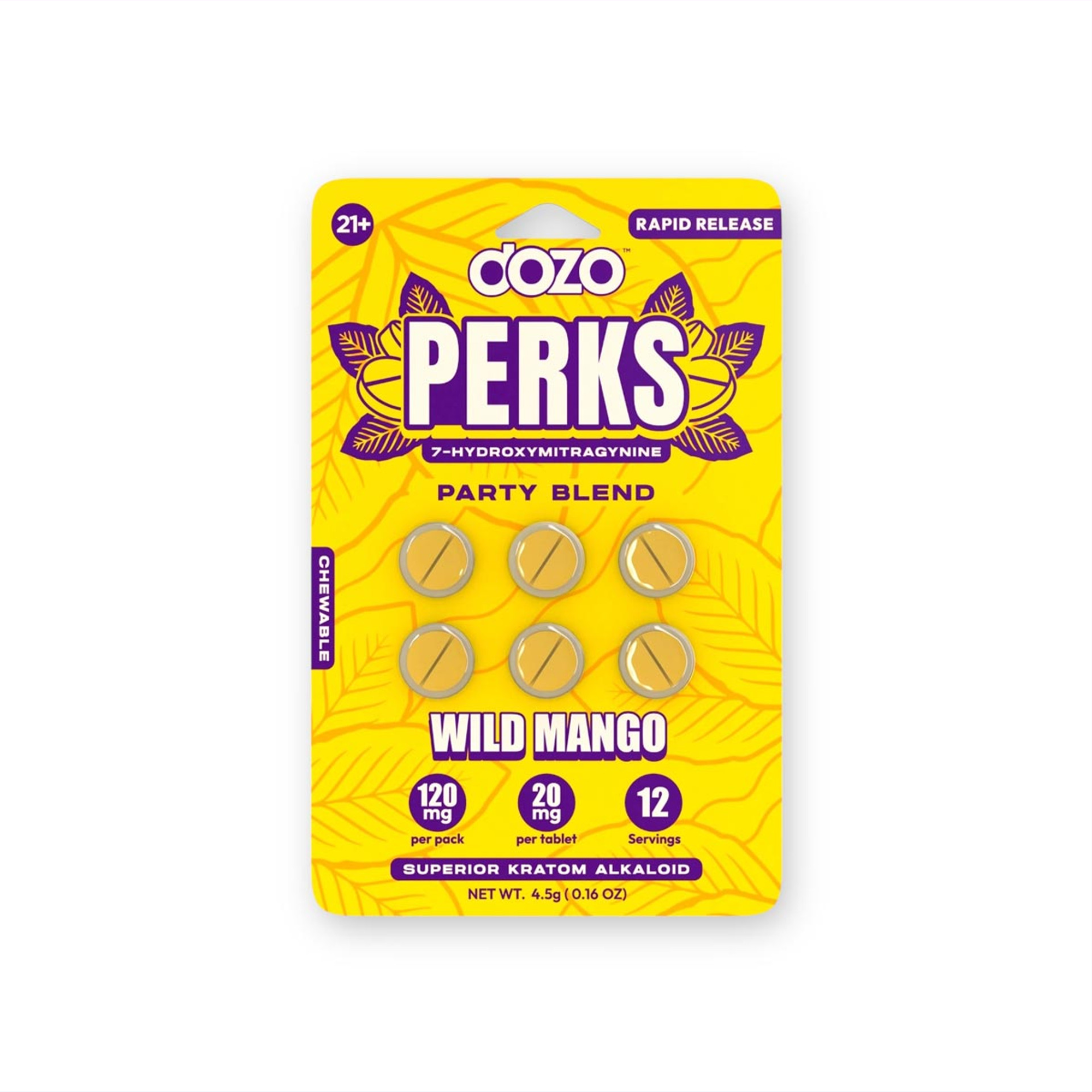 Dozo Perks mango  20mg 6pk