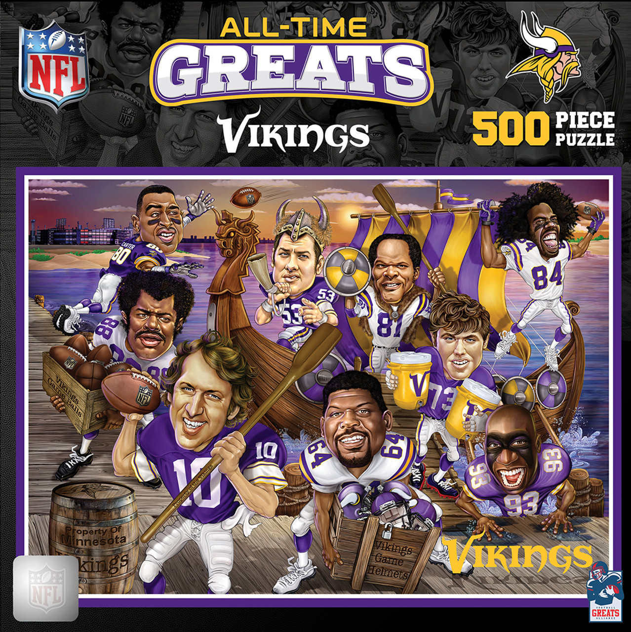 Minnesota Vikings All-Time Greats Puzzle 500ct
