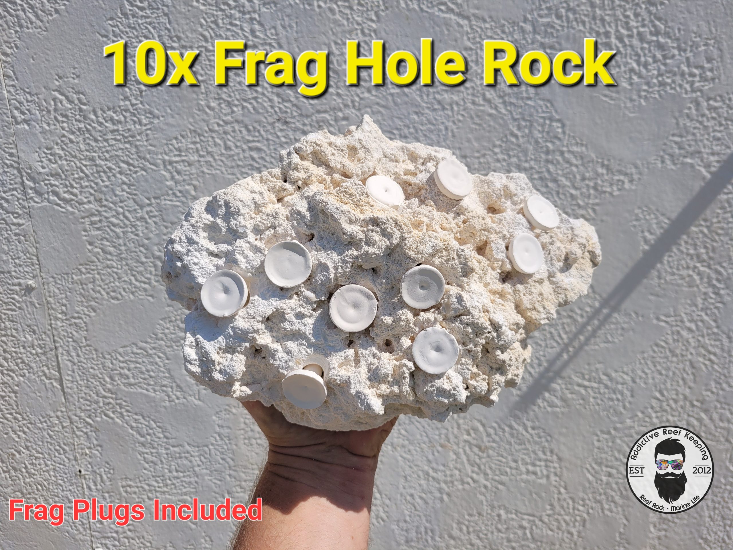 ARK Frag Rock- 10 Frag Holes- 9″× 8″