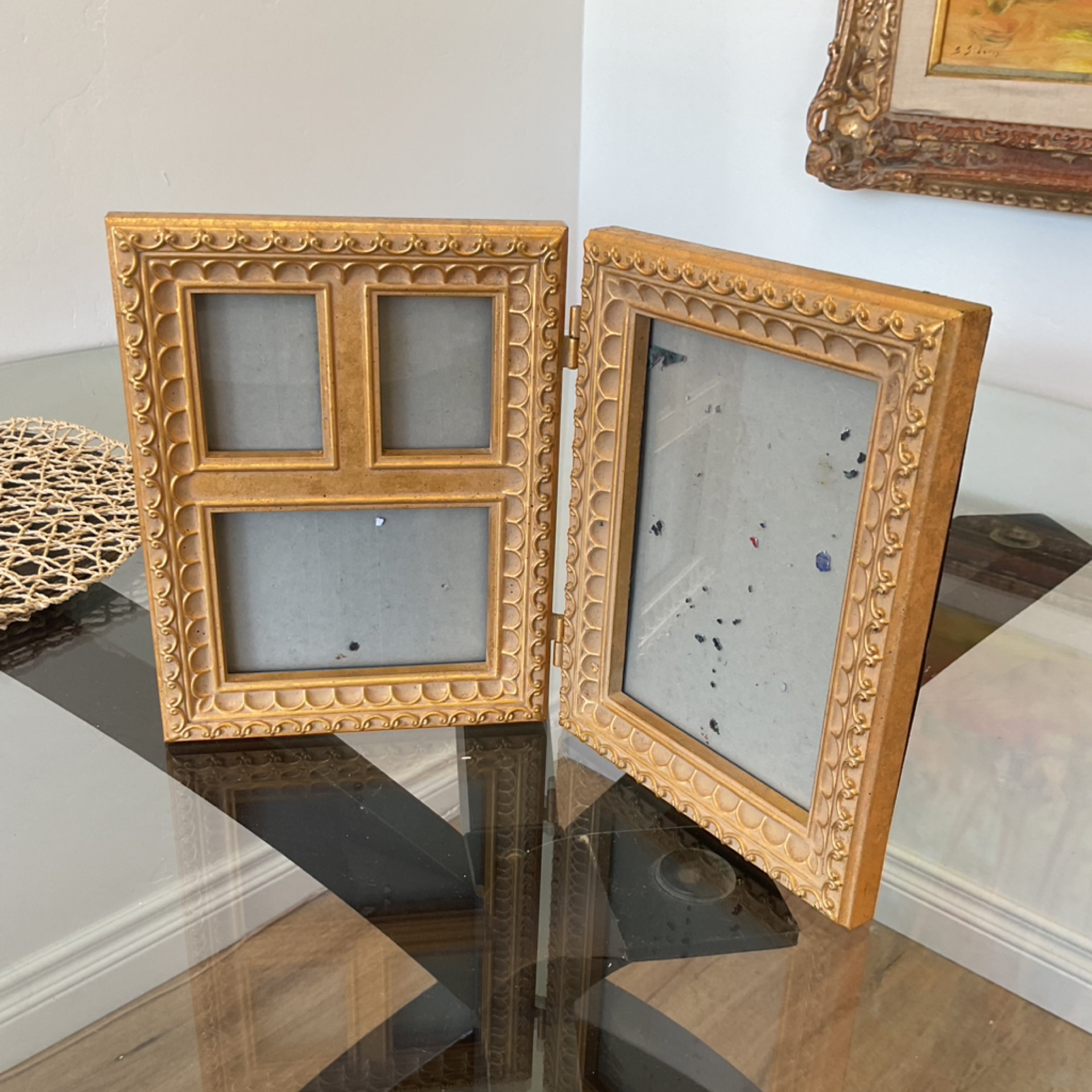 Gold dual frame