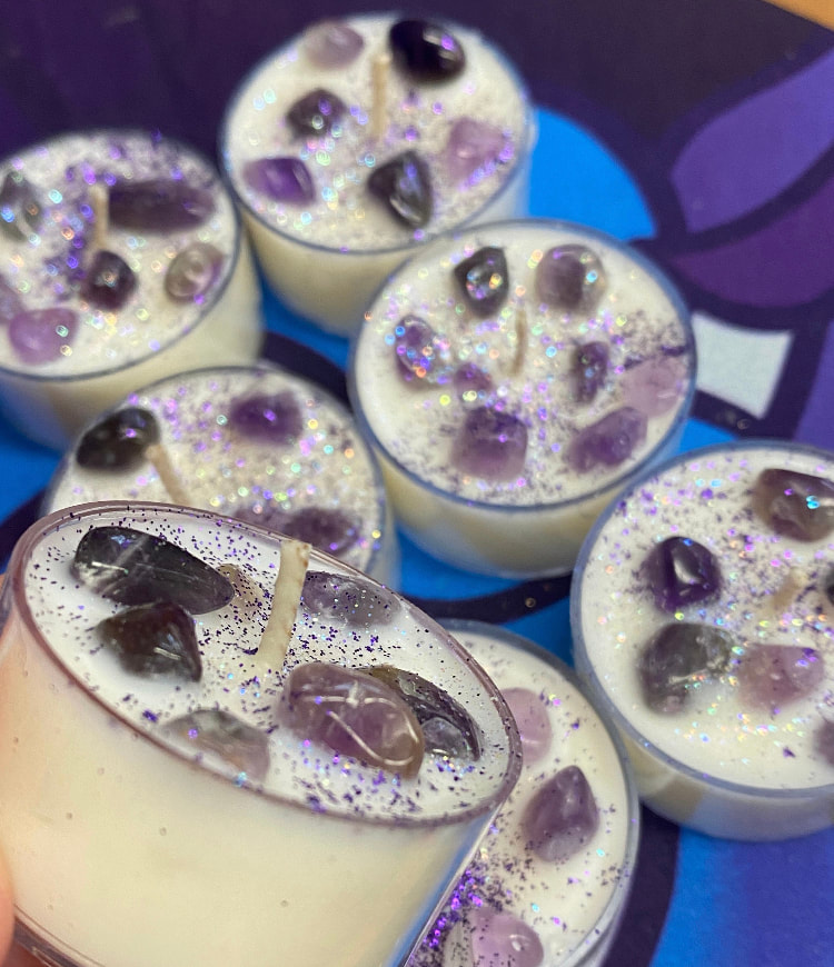 Amethyst Enchanted Tea Lights