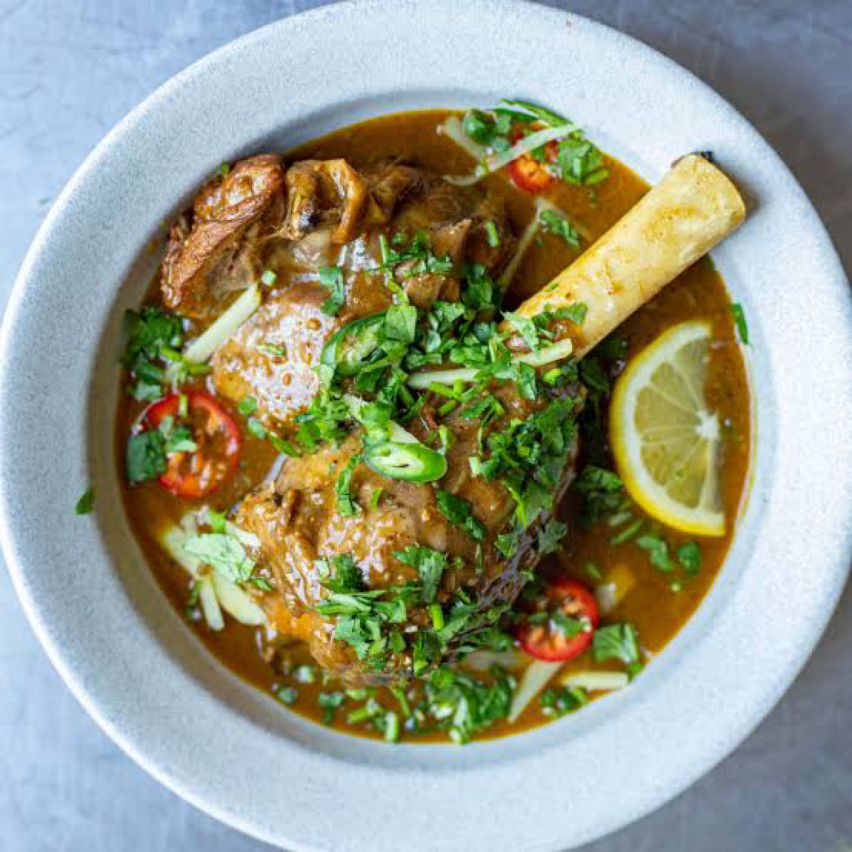 Special Lamb Shank Nihari