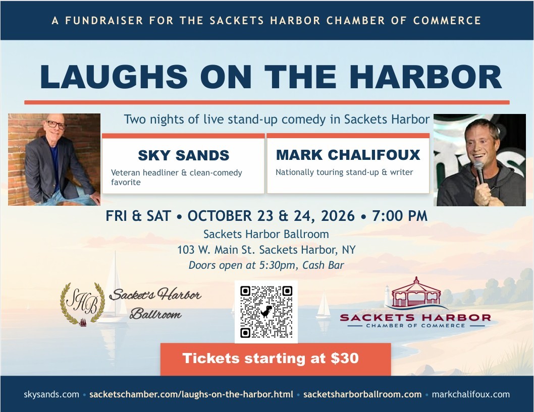 Laughs on the Harbor October 23rd Comedy Show