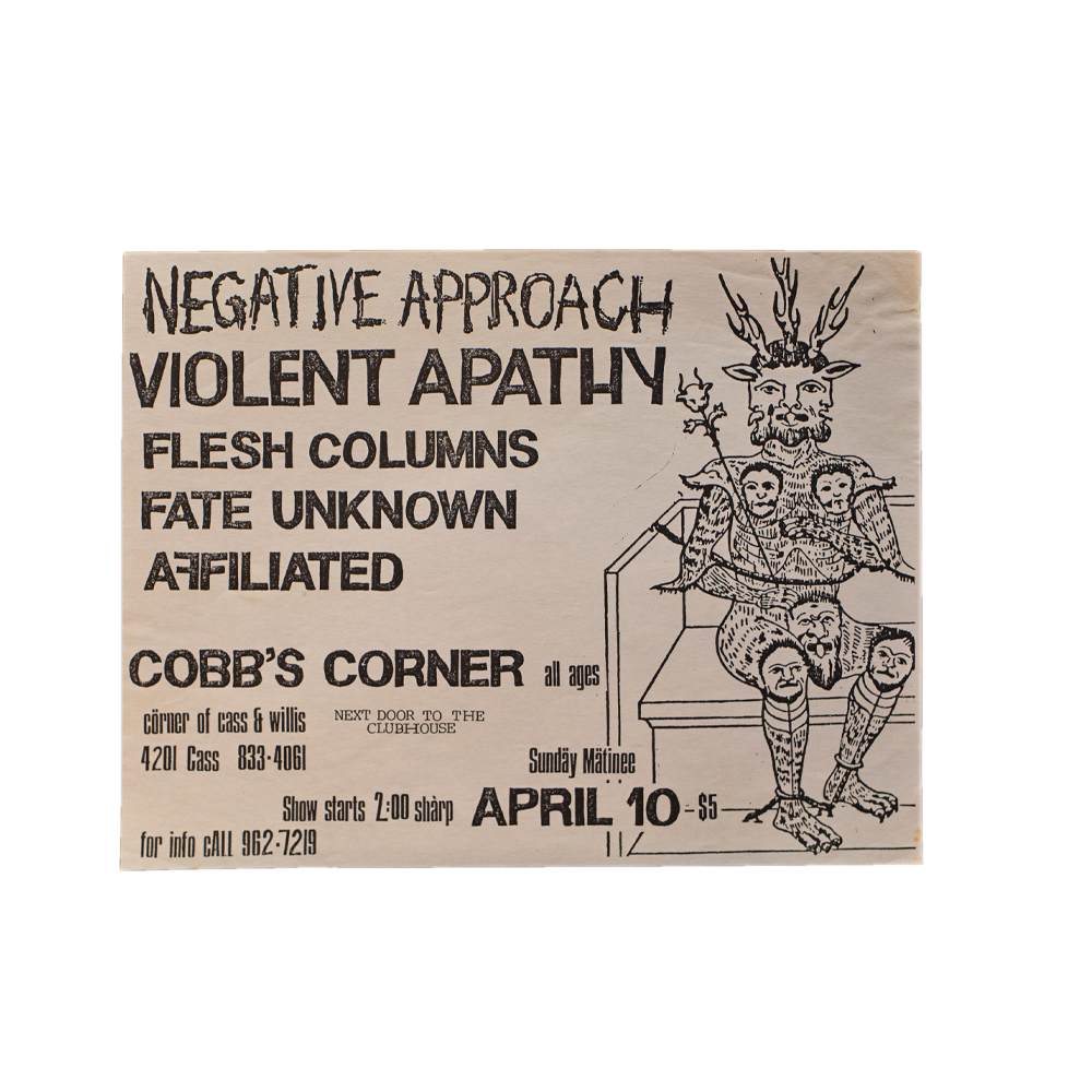Negative Approach -- 1983[Handbill]