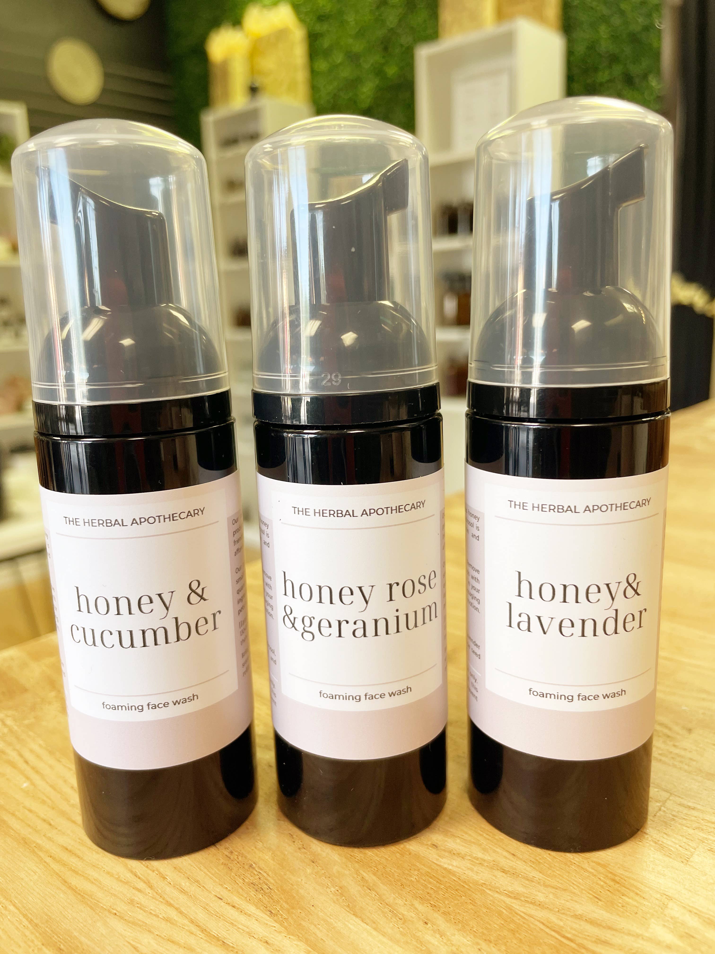 The Herbal Apothecary - Cucumber & Honey Foaming Face Wash