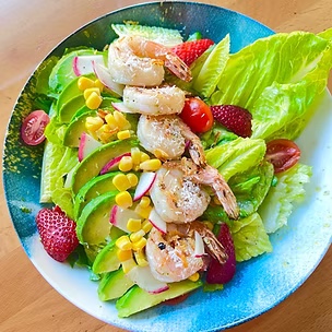 Prawns Avocado salad