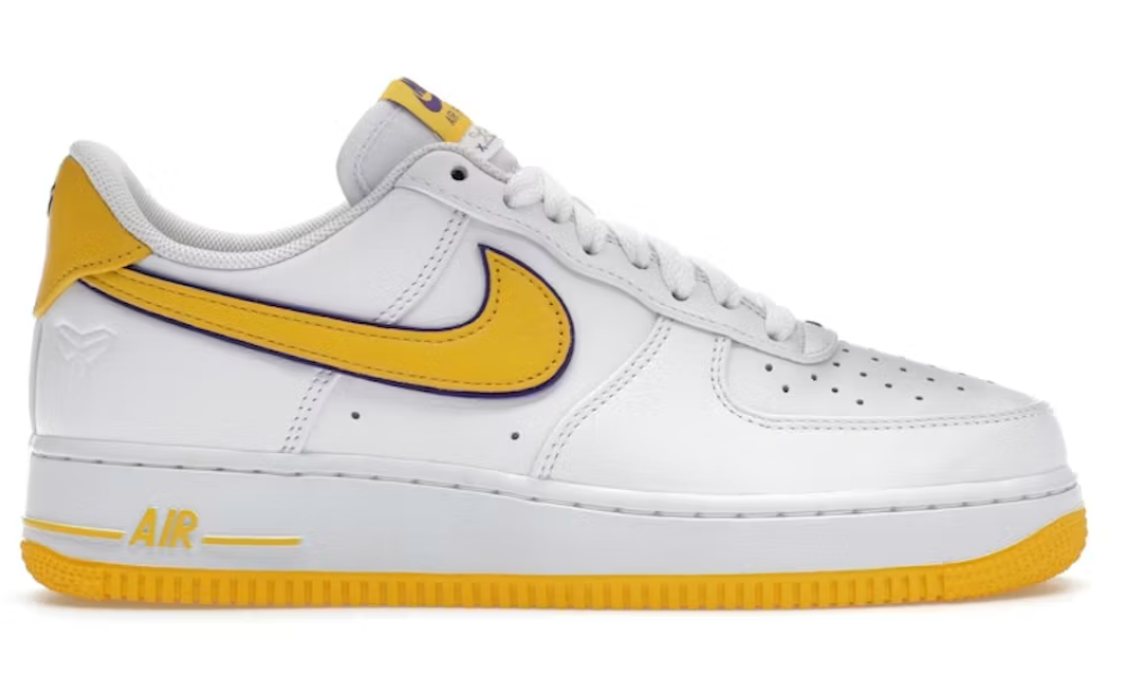 Nike Air Force 1 Low Retro QS Kobe Bryant Lakers Home size 11 (new)