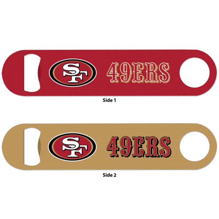 San Francisco 49ers 2-Sided Stainless Steel Bottle Opener