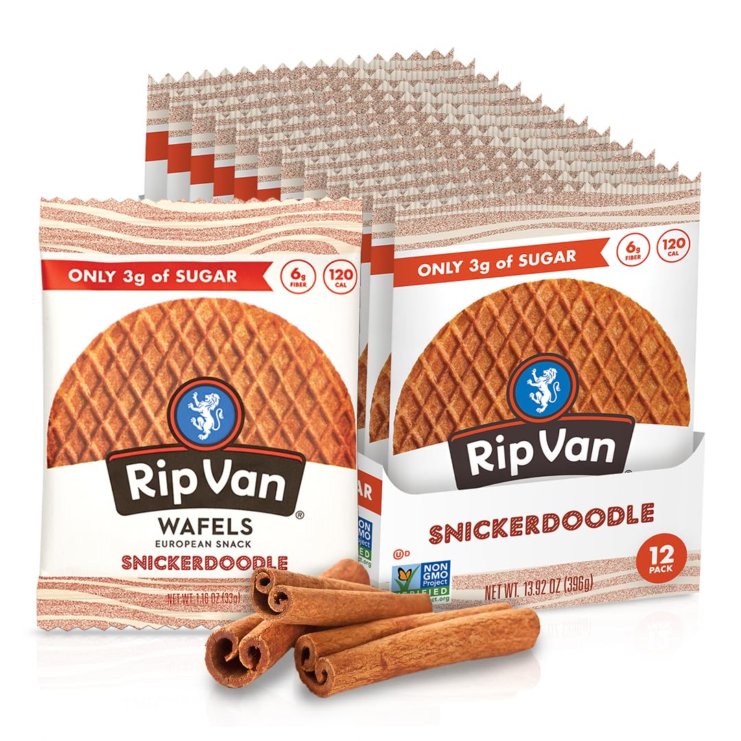 Rip Van Wafels Snickerdoodle Stroopwafels 1.16 oz 12 ct