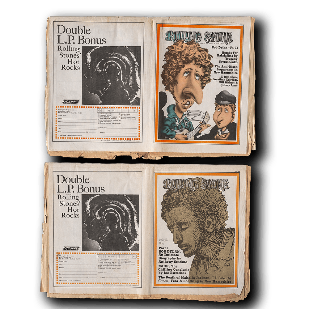 Dylan, Bob -- Rolling Stone #103/#104 [Magazine]