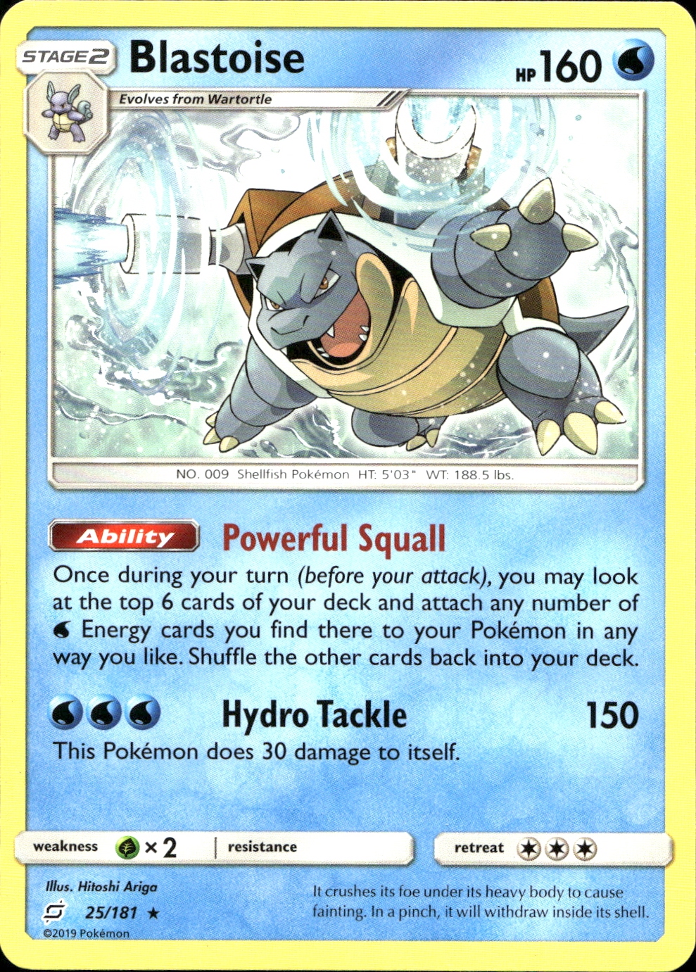 Blastoise - SM9 25