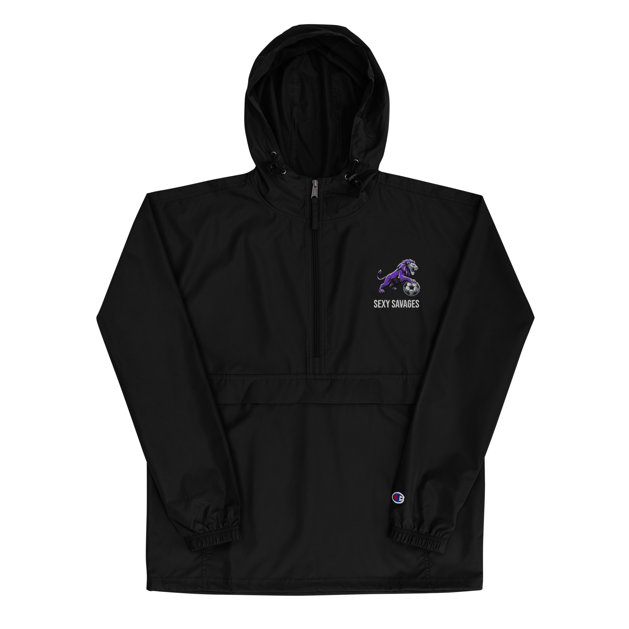 Sexy Savages Embroidered Champion Packable Jacket