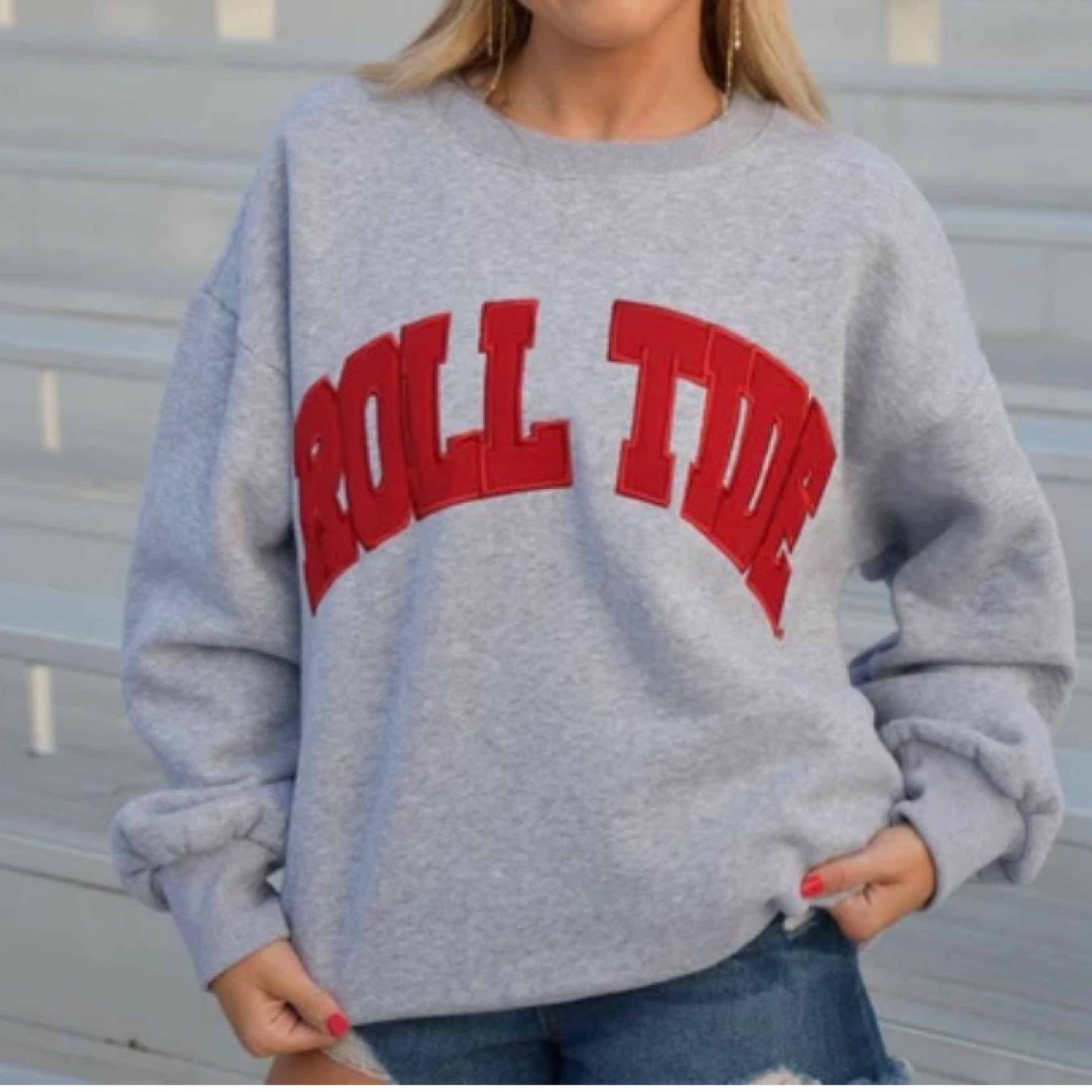 LuluMac sweatshirt Alabama Roll Tide — Bama Tan boutique, Tuscaloosa AL