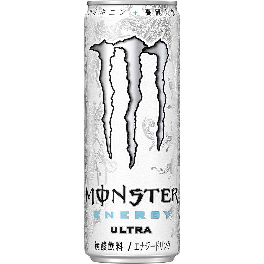 Asahi Monster Japan Energy Drink ULTRA WHITE 12oz Pack of 12