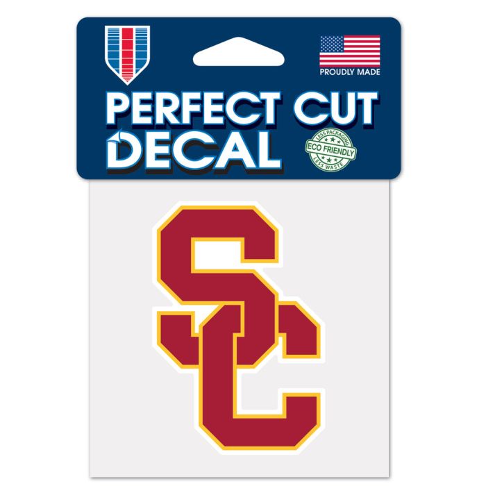 USC Trojans Perfect Cut Decal 4x4"