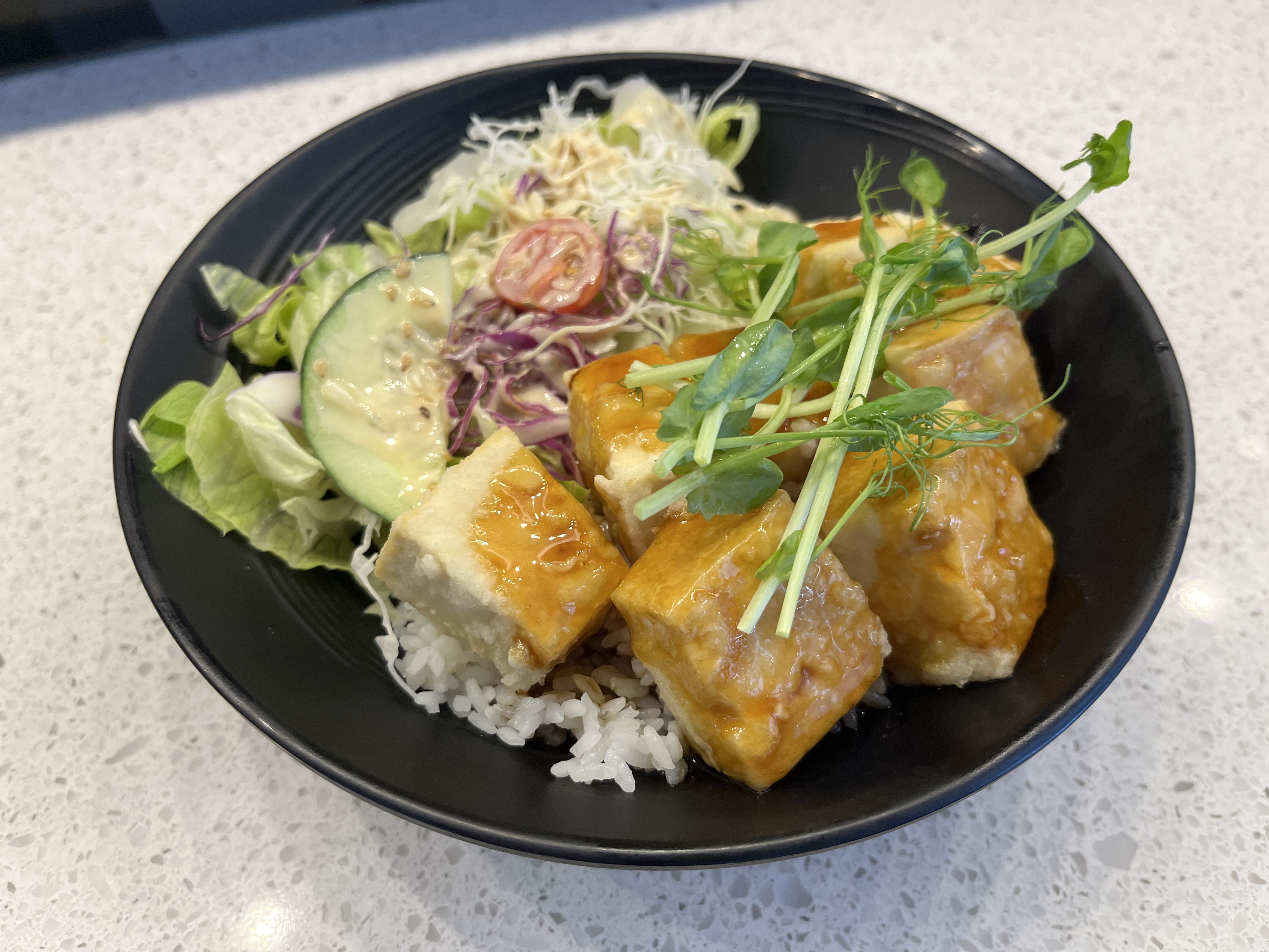 Teriyaki Tofu Donburi