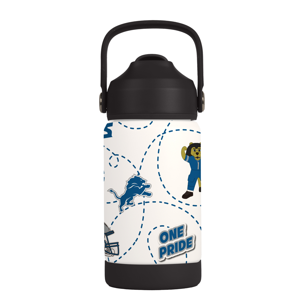Detroit Lions Kids Stainless Steel Mascot Bottle 12oz