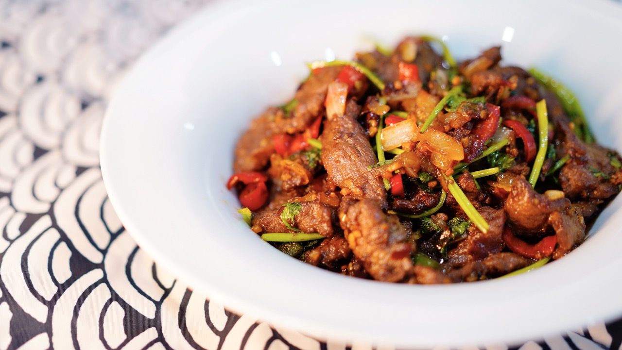 Thai Style Stir Fried Beef - 泰牛