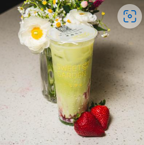 Premium Strawberry Matcha
