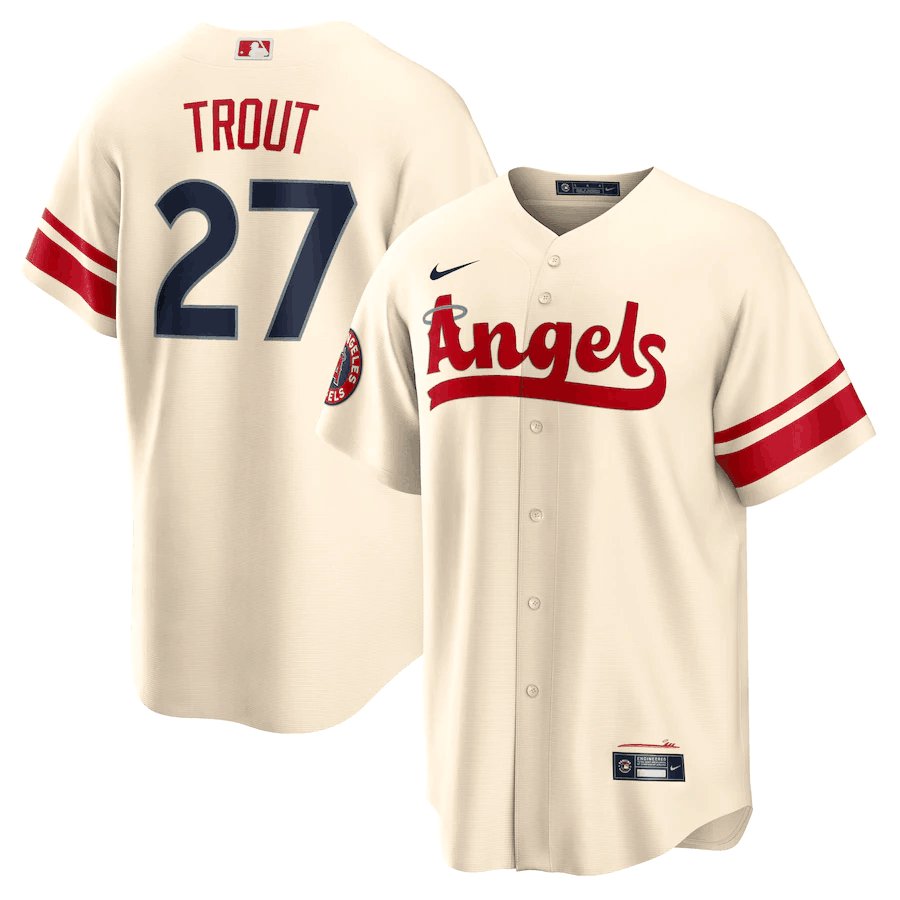 Los Angeles Angels Mike Trout #27 Nike City Connect Jersey