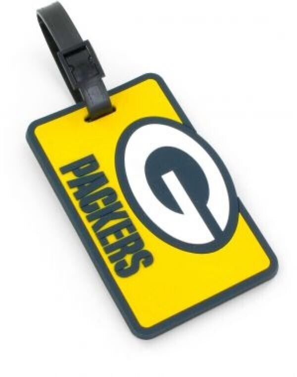Green Bay Packers Rubber Luggage Tag