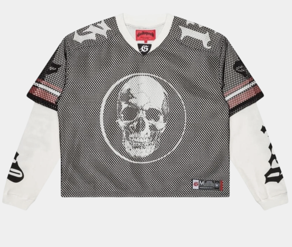 GODSPEED TD LAYER BLACK/WHITE/RED LONGSLEEVE JERSEY