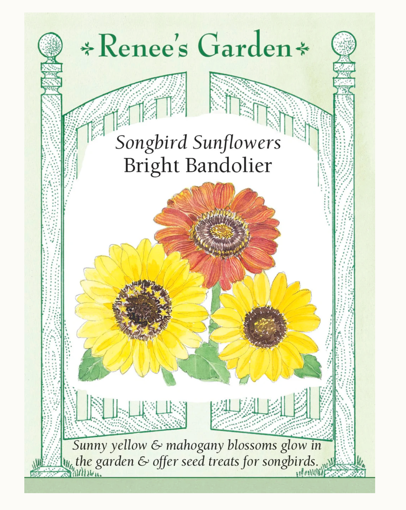 Renee's Garden | Songbird Sunflowers Bright Bandolier