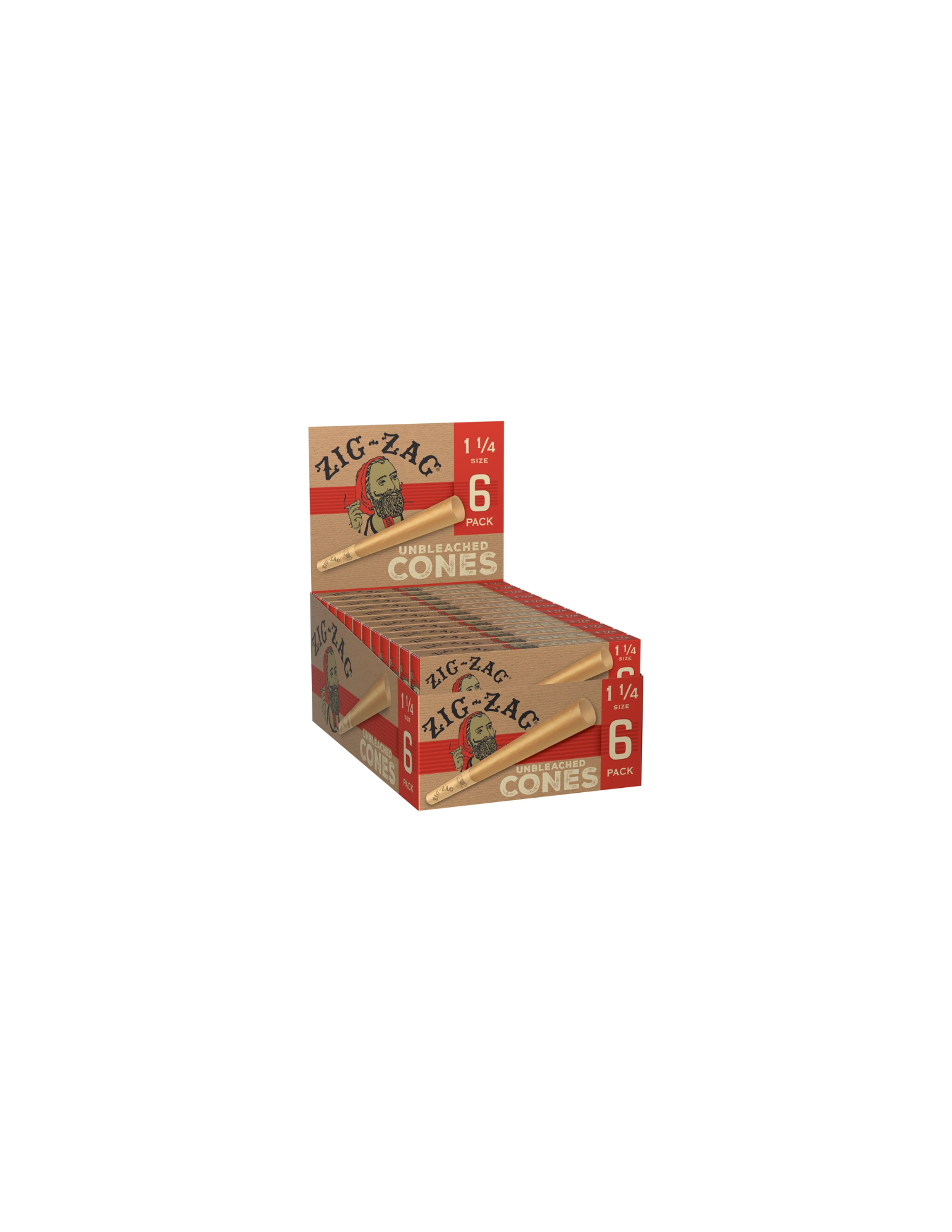 Zig Zag Cones 6 Pack - Regular