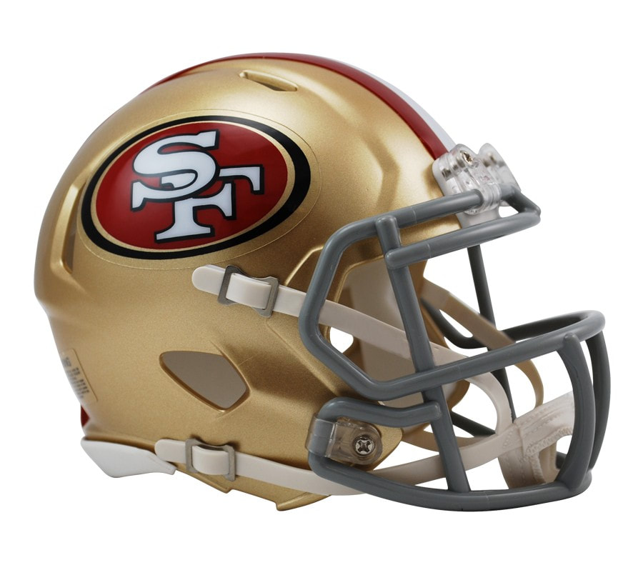 San Francisco 49ers Riddell Speed Mini Helmet