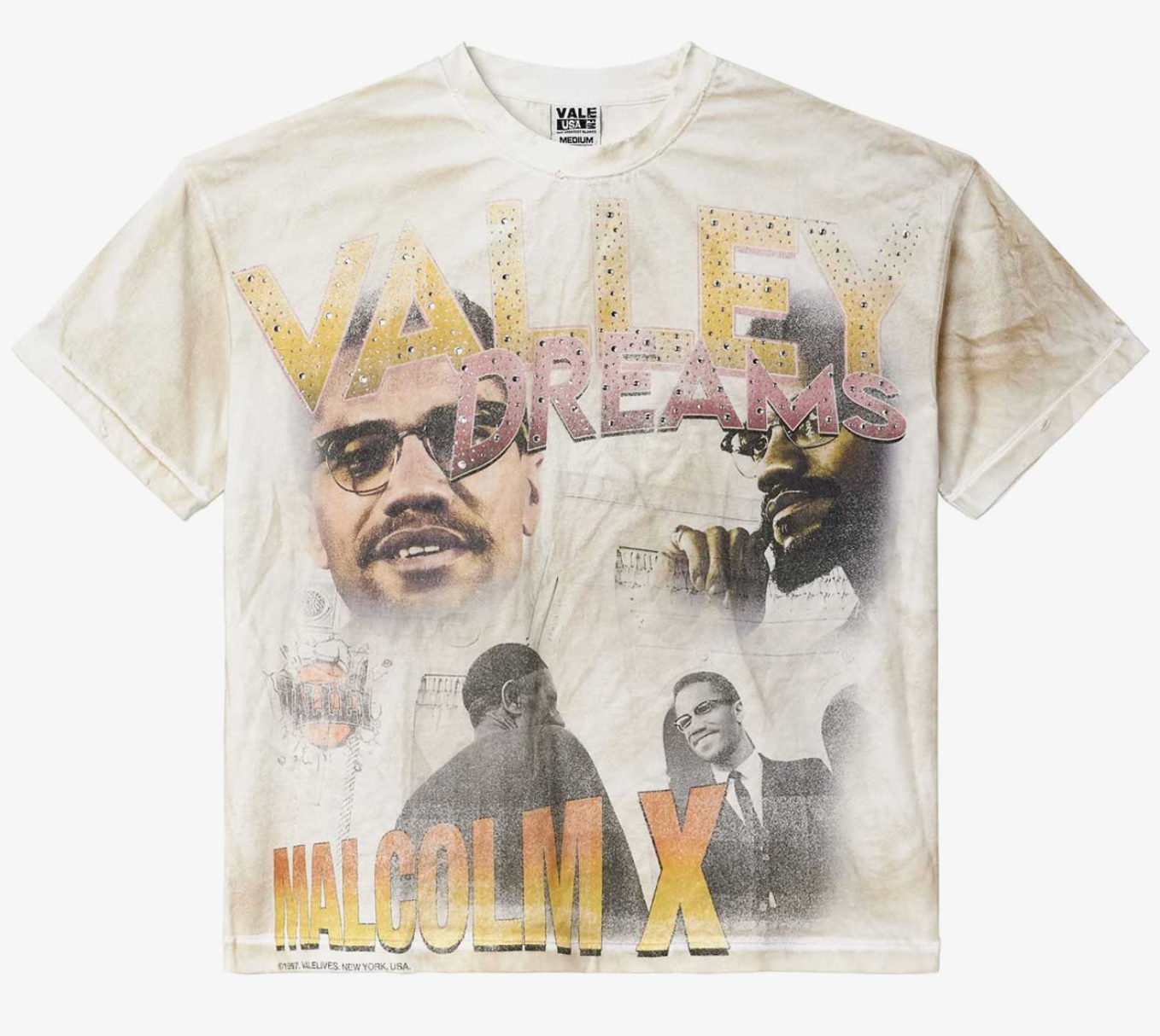 Vale Forever By Any Means Bling Tee Cream