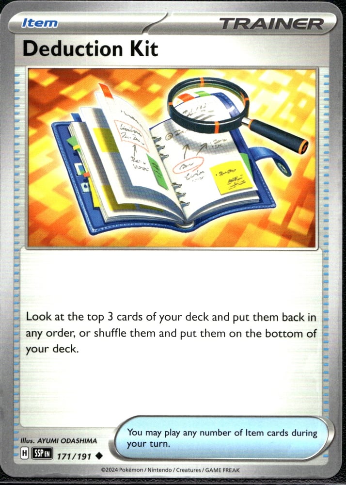 Deduction Kit - SV08 171/191