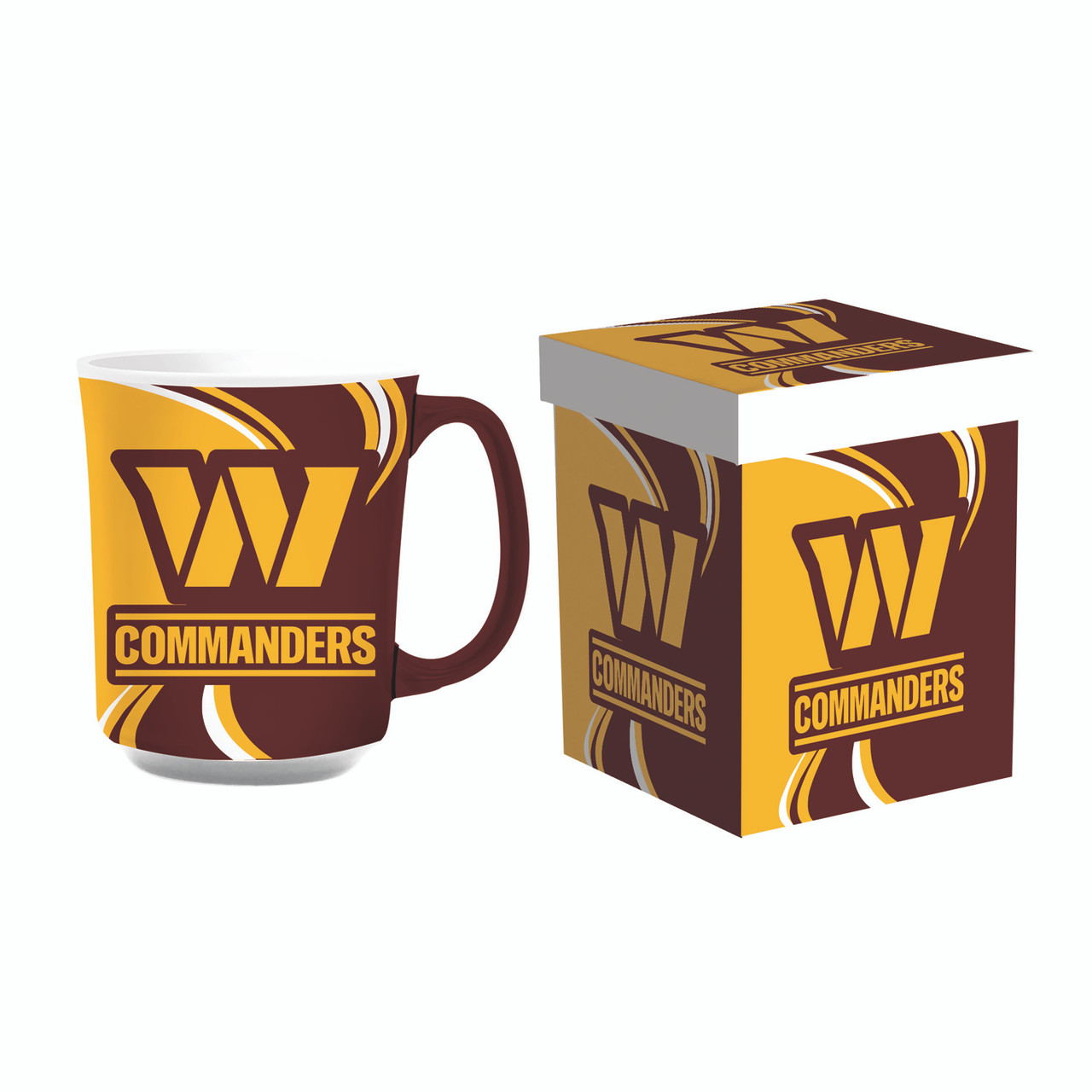 Washington Commanders Ceramic Coffee Mug with Matching Box 14oz