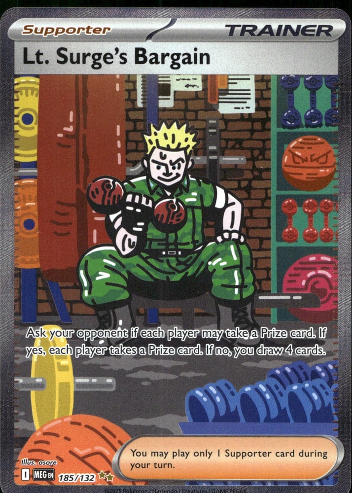 Lt. Surge's Bargain - ME01 185/132