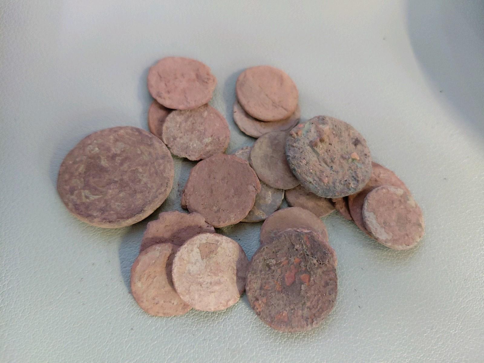 Uncleaned Roman Coins - 3x Low/Medium Grade - Mixed Sizes - Late Roman Bronzes