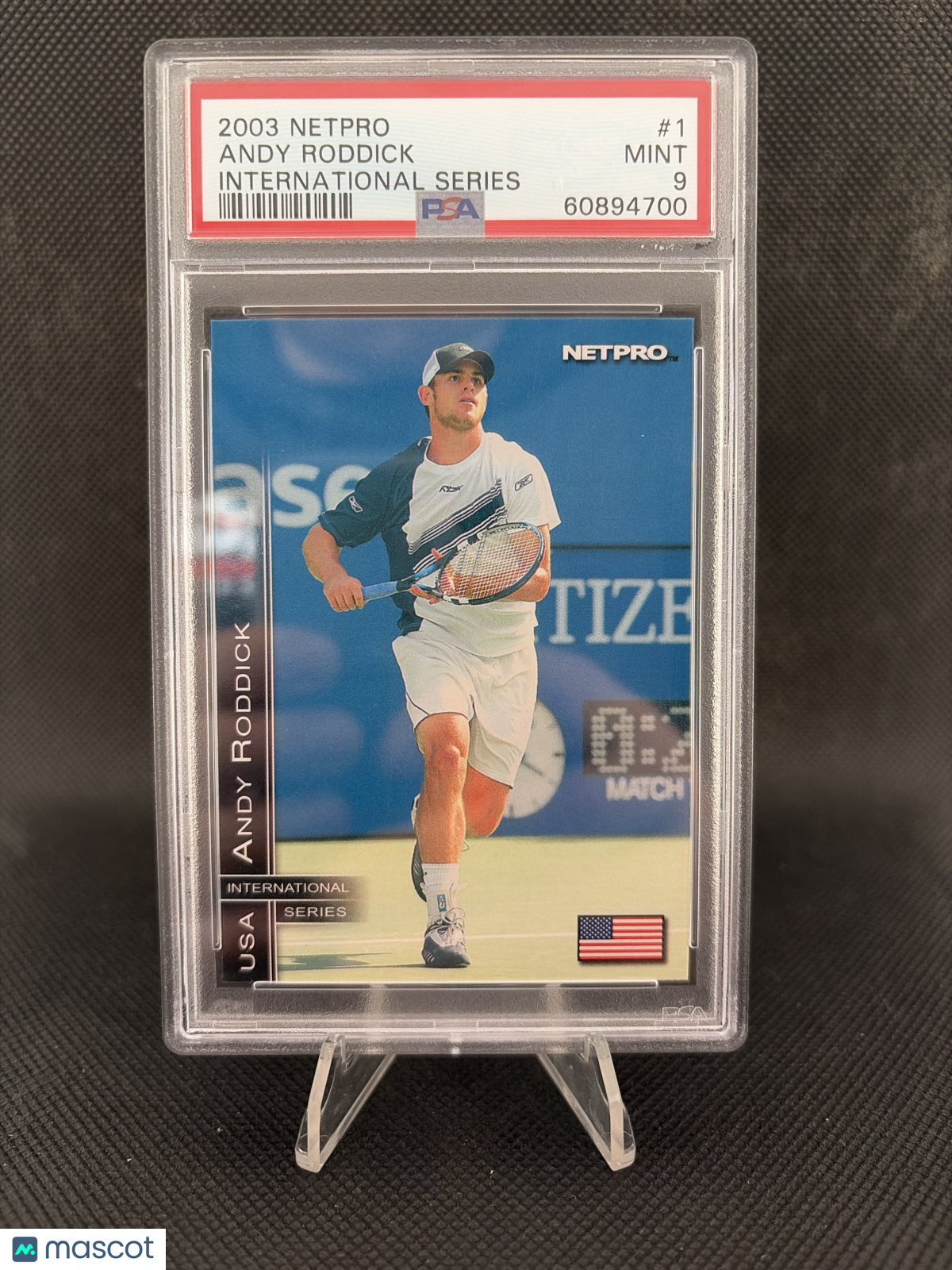 2003 Netpro International Series International Series Andy Roddick #1 PSA 9