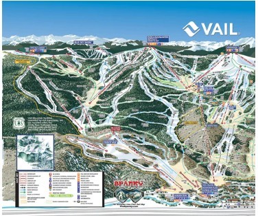 Vail Trail Map Lens Cloth