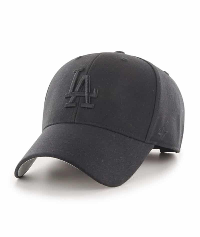 Los Angeles Dodgers Blackout '47 Brand MVP Adjustable Hat