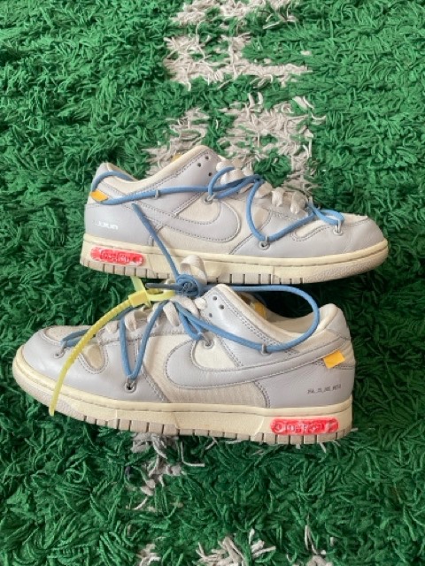 nike off-white dunk low lot 05 of 50 size 7 (used)