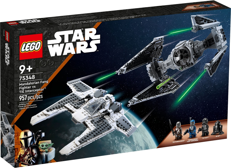 75348 Mandalorian Fang Fighter vs TIE Interceptor