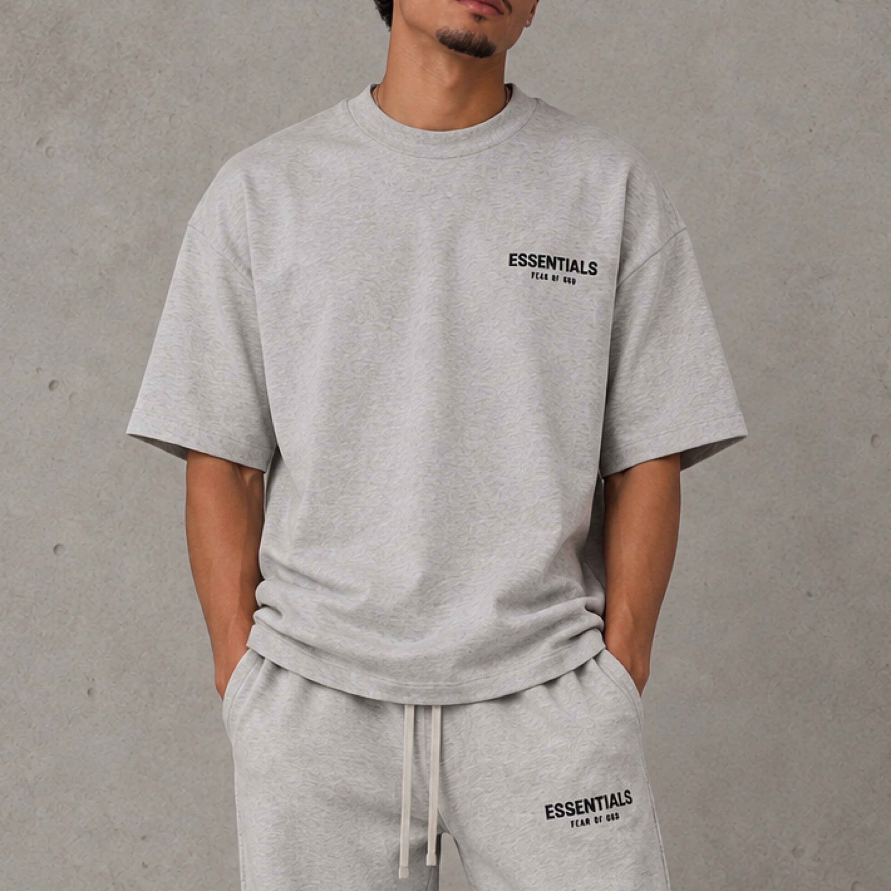 Essentials Tee  (Dark Oatmeal) 