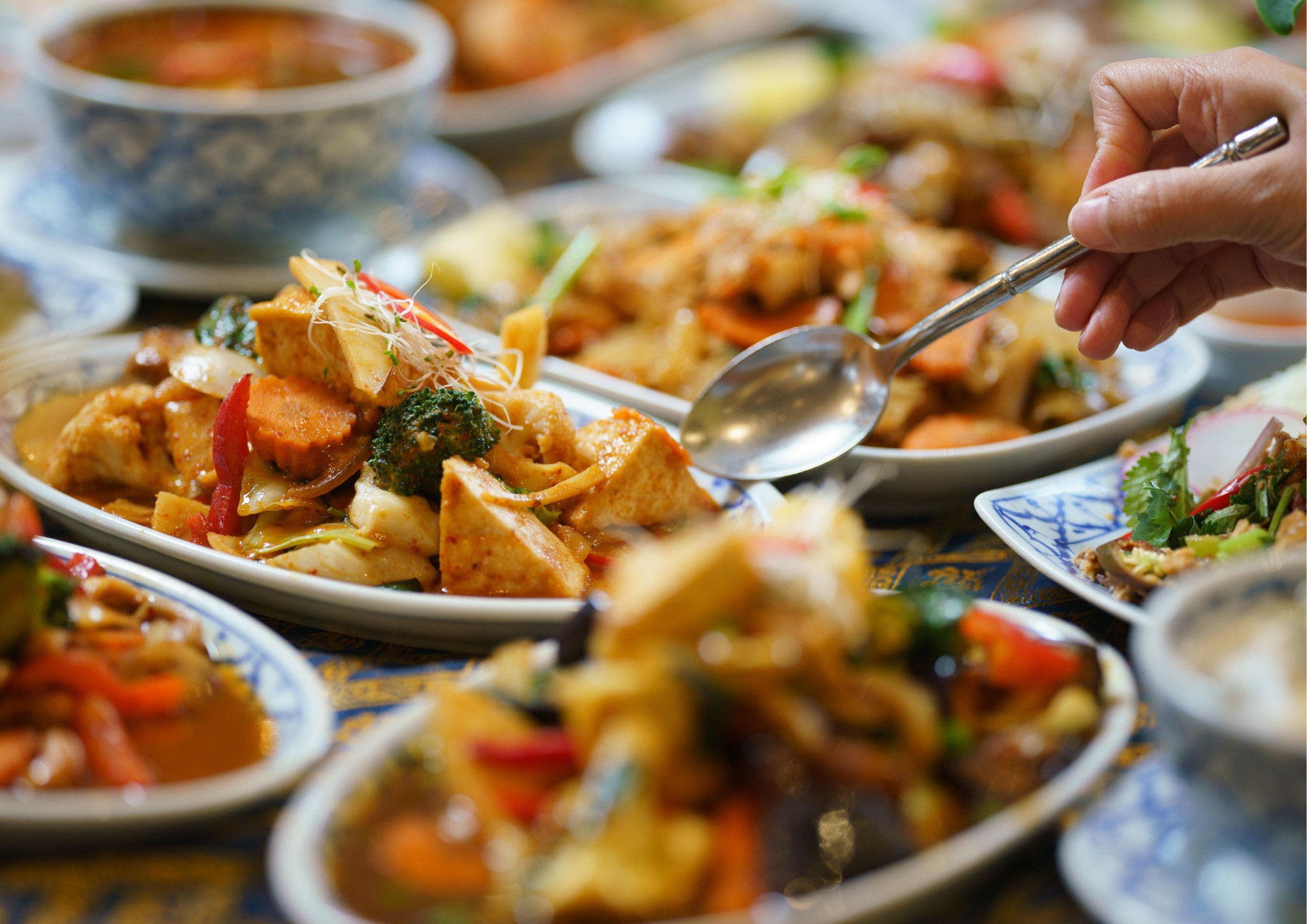 Thai Tofu Cashew Nut Stir-Fry (Pad Tohu Met Mamuang Himapan) - Thai Orchid Perth