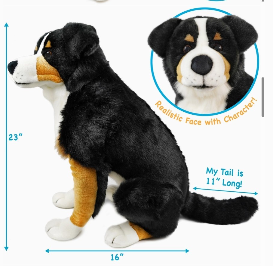 Bernese Mountain Dog Plush 23"