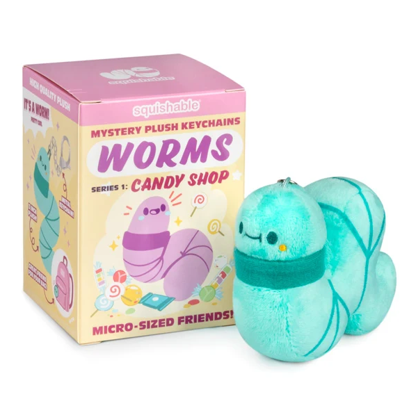 Squishables Worms Micro Blind Box, Series 1: Candy Shop